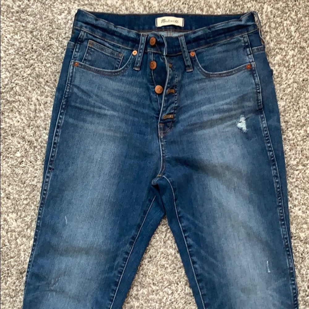 MADEWELL 10” High Rose Skinny Jean